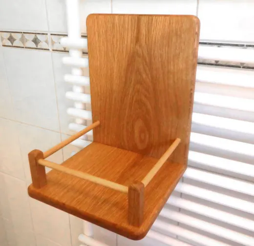 Regal für Badheizkörper, Buche