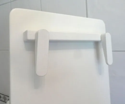 Heizkörperregal Bad – Weißes Regal zur Befestigung am Badheizkörper