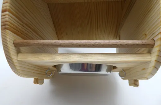 Vogelfutterhaus "Apfel", Fichtenholz, zum Aufhängen