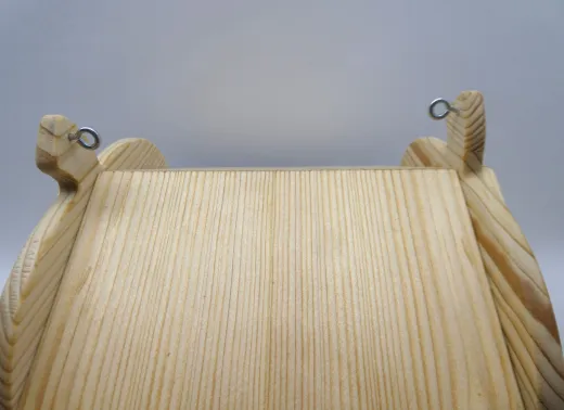 Vogelfutterhaus "Apfel", Fichtenholz, zum Aufhängen