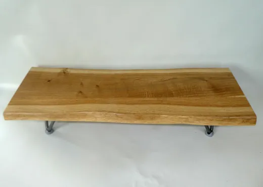 Zimmerpflanzenbank aus massivem Eichenholz – rustikal & stilvoll