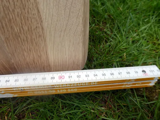 DIY-Tischplatte aus Massivholz mit Baumkante – Unikat zum Selbstgestalten