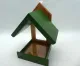 Grünes Vogelfutterhaus "Robin", für die Fensterscheibe